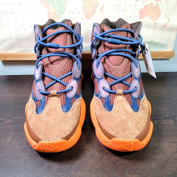 BRAND NEW Adidas Yeezy 500 High Tactile Orange Men's Size 12.0 - Picture 3 of 7